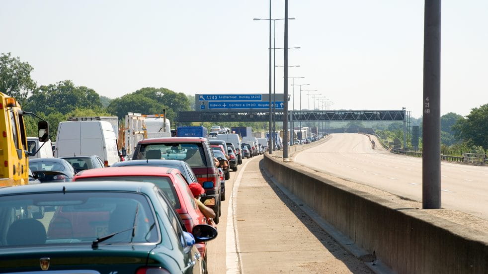 traffic on motorway